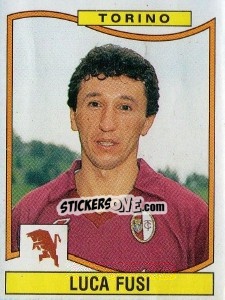 Figurina Luca Fusi - Calciatori 1990-1991 - Panini