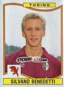 Cromo Silvano Benedetti - Calciatori 1990-1991 - Panini