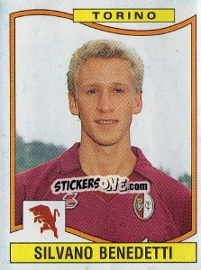Sticker Silvano Benedetti - Calciatori 1990-1991 n. 331 - Panini