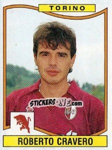 Figurina Roberto Cravero - Calciatori 1990-1991 n. 332 - Panini