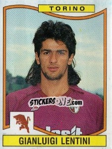 Cromo Gianluigi Lentini - Calciatori 1990-1991 - Panini