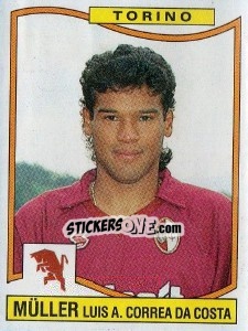 Figurina Müller Luis A. Correa Da Costa - Calciatori 1990-1991 - Panini