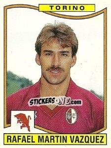 Figurina Rafael Martin Vazquez - Calciatori 1990-1991 - Panini