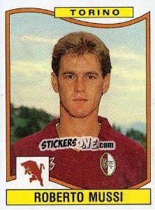 Cromo Roberto Mussi - Calciatori 1990-1991 - Panini