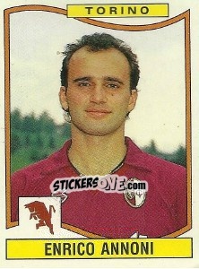 Sticker Enrico Annoni - Calciatori 1990-1991 - Panini