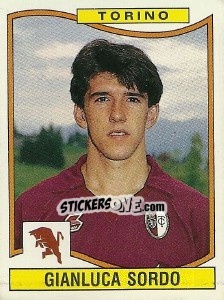 Sticker Gianluca Sordo - Calciatori 1990-1991 n. 341 - Panini