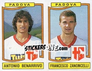 Cromo Antonio Benarrivo / Francesco Zanoncelli - Calciatori 1990-1991 - Panini