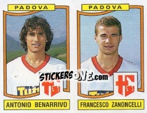 Sticker Antonio Benarrivo / Francesco Zanoncelli - Calciatori 1990-1991 n. 434 - Panini