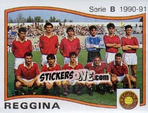 Figurina Squadra - Calciatori 1990-1991 - Panini