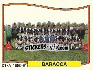 Figurina Squadra Baracca - Calciatori 1990-1991 - Panini