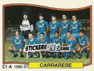 Sticker Squadra Carrarese - Calciatori 1990-1991 n. 514 - Panini