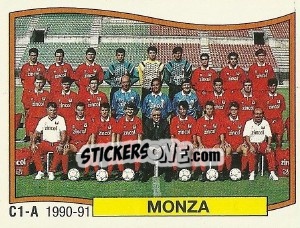 Sticker Squadra Monza - Calciatori 1990-1991 n. 521 - Panini
