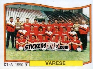 Cromo Squadra Varese