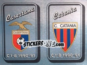 Figurina Scudetto Casertana / Catania