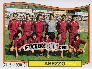 Sticker Squadra Arezzo - Calciatori 1990-1991 n. 539 - Panini