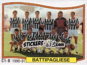 Figurina Squadra Battipagliese - Calciatori 1990-1991 - Panini