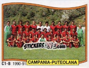Sticker Squadra Campania Puteolana - Calciatori 1990-1991 n. 541 - Panini