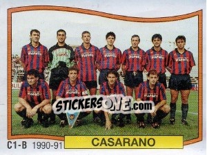 Cromo Squadra Casarano - Calciatori 1990-1991 - Panini