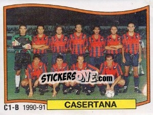 Cromo Squadra Casertana - Calciatori 1990-1991 - Panini