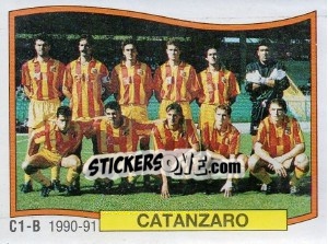 Figurina Squadra Catanzaro - Calciatori 1990-1991 - Panini