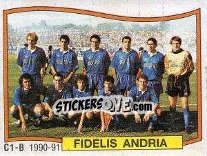 Sticker Squadra Fidelis Andria - Calciatori 1990-1991 n. 546 - Panini