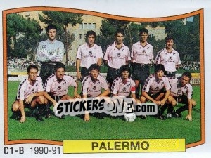 Sticker Squadra Palermo - Calciatori 1990-1991 - Panini