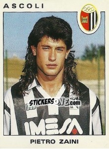 Cromo Pietro Zaini - Calciatori 1991-1992 - Panini