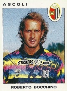 Sticker Roberto Bocchino - Calciatori 1991-1992 n. 13 - Panini