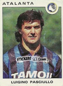 Sticker Luigino Pasciullo - Calciatori 1991-1992 n. 22 - Panini