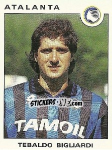 Cromo Tebaldo Bigliardi - Calciatori 1991-1992 - Panini