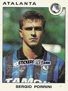 Sticker Sergio Porrini - Calciatori 1991-1992 - Panini