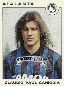 Sticker Claudio Paul Caniggia - Calciatori 1991-1992 n. 33 - Panini