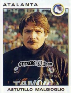 Sticker Astutillo Malgioglio - Calciatori 1991-1992 n. 34 - Panini