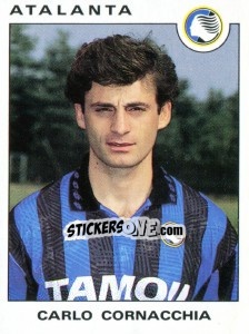 Sticker Carlo Cornacchia - Calciatori 1991-1992 - Panini