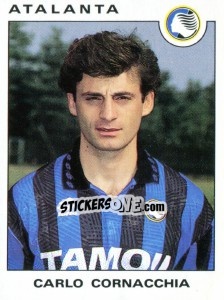 Sticker Carlo Cornacchia - Calciatori 1991-1992 n. 35 - Panini