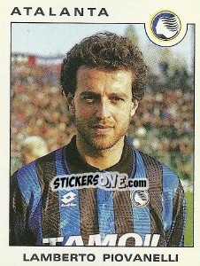 Sticker Lamberto Piovanelli - Calciatori 1991-1992 - Panini