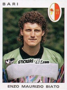 Sticker Enzo Maurizio Biato - Calciatori 1991-1992 - Panini