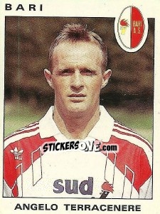 Sticker Angelo Terracenere - Calciatori 1991-1992 n. 43 - Panini