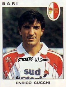 Sticker Enrico Cucchi - Calciatori 1991-1992 n. 46 - Panini