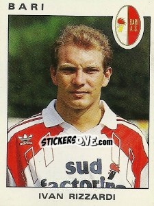 Sticker Ivan Rizzardi - Calciatori 1991-1992 n. 52 - Panini