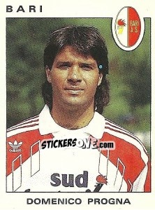 Sticker Domenico Progna - Calciatori 1991-1992 n. 54 - Panini