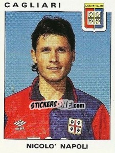 Sticker Nicolò Napoli - Calciatori 1991-1992 n. 59 - Panini