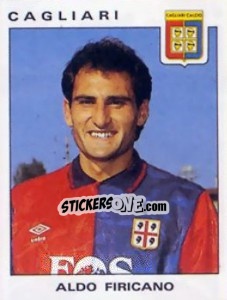 Sticker Aldo Firicano - Calciatori 1991-1992 - Panini