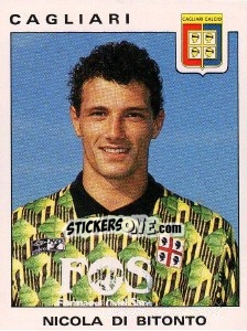 Figurina Nicola Di Bitonto - Calciatori 1991-1992 - Panini