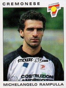 Sticker Michelangelo Rampulla - Calciatori 1991-1992 - Panini