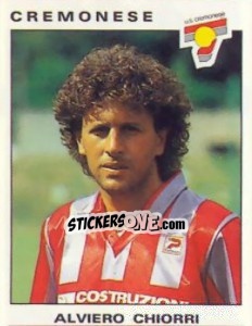 Sticker Alviero Chiorri - Calciatori 1991-1992 n. 88 - Panini