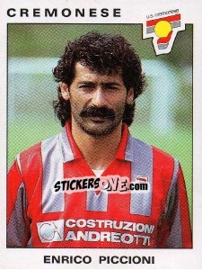Sticker Enrico Piccioni - Calciatori 1991-1992 n. 91 - Panini