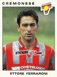 Sticker Ettore Ferraroni - Calciatori 1991-1992 n. 92 - Panini