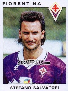 Sticker Stefano Salvatori - Calciatori 1991-1992 n. 103 - Panini