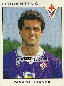 Sticker Marco Branca - Calciatori 1991-1992 - Panini